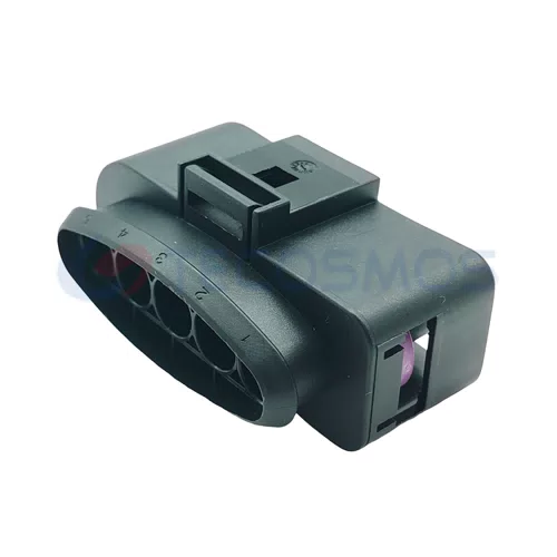 Waterproof Copper Contact ABS/Nylon Housing Wire Harness Gasoline Pump Controller Plug for Car 5-Pin Female 6N0973755 - image 4